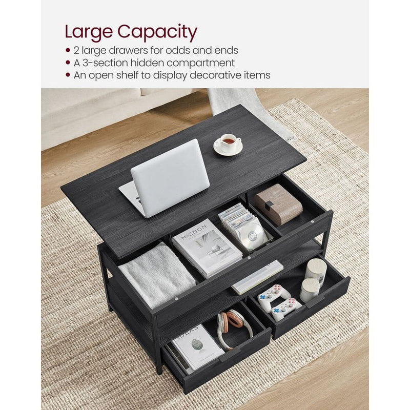 Vasagle Coffee Table with Lift Top and Storage