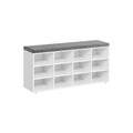 Vasagle Entryway Shoe Storage Bench with Cushion