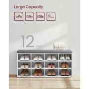 Vasagle Entryway Shoe Storage Bench with Cushion