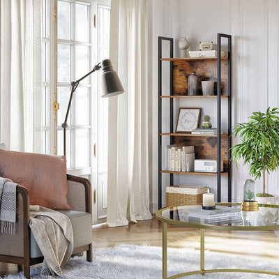 Vasagle Industrial Style Bookcase, 5 Tiers