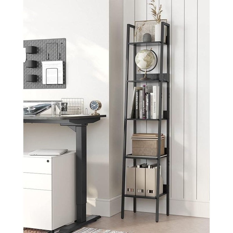 Vasagle 5 Tier Narrow Ladder Shelf Black