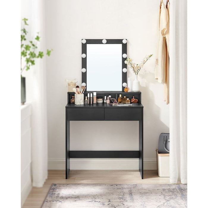 Vasagle Dressing Table with Light Up Mirror and Drawers