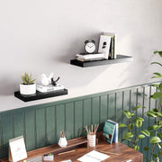 Vasagle Floating Wall Shelf, Black, 40cm