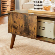 Retro Coffee Table With Storage by Vasagle