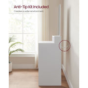Vasagle White Dressing Table With Mirror and Drawers
