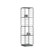 Vasagle 4 Tier 360 Rotating Bookshelf, Grey