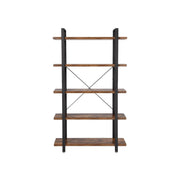 5 Shelf Industrial Style Open Bookcase by Vasagle