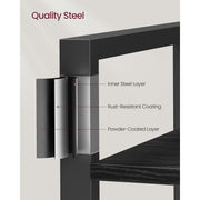 Vasagle 5 Tier Black Bookshelf