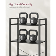 Vasagle 5 Tier Black Bookshelf