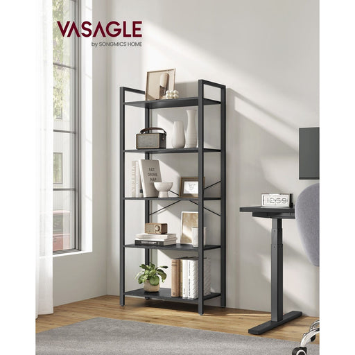 Vasagle 5 Tier Black Bookshelf