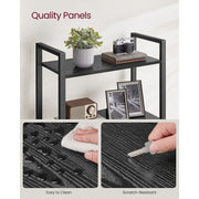 Vasagle 5 Tier Black Bookshelf