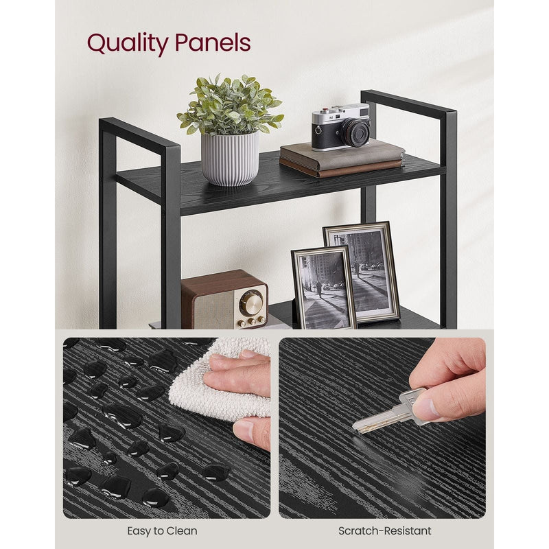 Vasagle 5 Tier Black Bookshelf