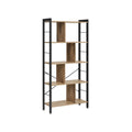 Vasagle 5 Tier Bookcase Rustic Black and Brown