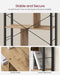 Vasagle 5 Tier Bookcase Rustic Black and Brown