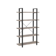 5 Tier Industrial Bookcase by Vasagle