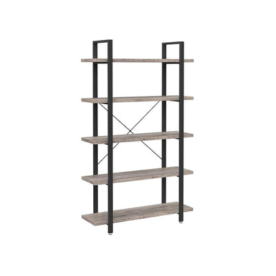 5 Tier Industrial Bookcase by Vasagle