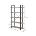 5 Tier Industrial Bookcase by Vasagle