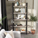 5 Tier Industrial Bookcase by Vasagle
