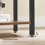 Vasagle 6 Tier Bookshelf, Rustic Industrial Style