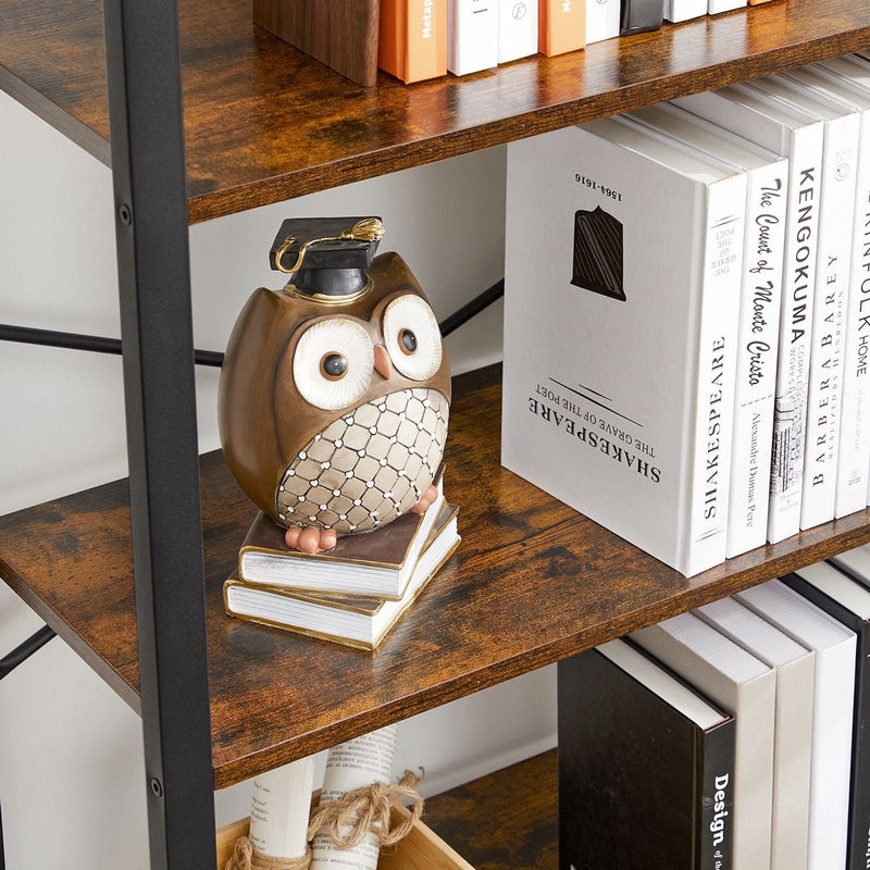 Vasagle 6 Tier Industrial Bookcase For Small Spaces