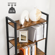 Vasagle 6 Tier Industrial Bookcase For Small Spaces