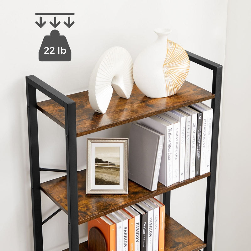 Vasagle 6 Tier Industrial Bookcase For Small Spaces