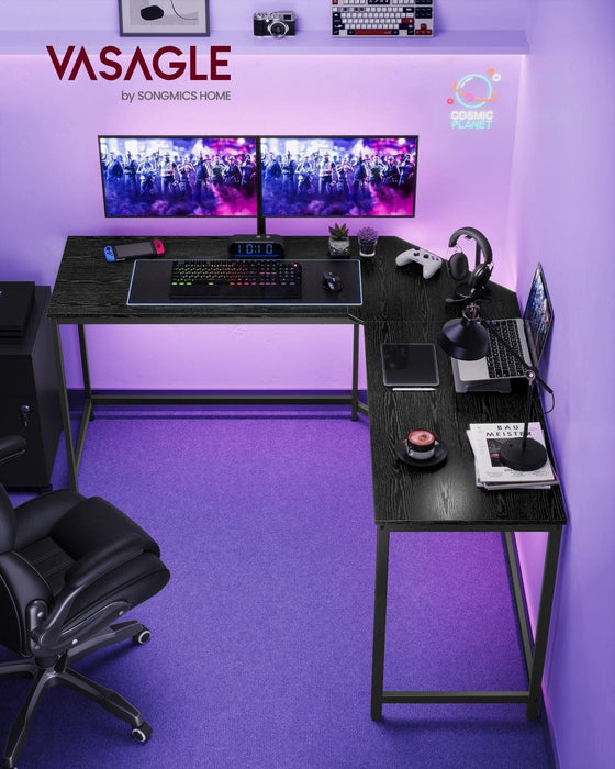 Vasagle Black Corner Gaming Desk