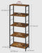 Image of a Vasagle Bookcase With 5 Shelves