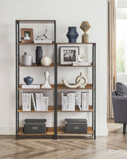 Vasagle Bookcase With 5 Shelves