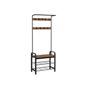 Vasagle Coat Rack With Shoe Storage Bench