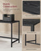 Computer Desk With Shelves 140 cm Wide For Home Office by Vasagle