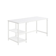 Computer Desk With Shelves 140 cm Wide For Home Office by Vasagle