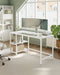 Computer Desk With Shelves 140 cm Wide For Home Office by Vasagle