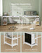 Computer Desk With Shelves 140 cm Wide For Home Office by Vasagle