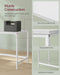Computer Desk With Shelves 140 cm Wide For Home Office by Vasagle