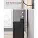 Image of a Black Vasagle Dressing Table with LED Light Up Mirror and Drawers