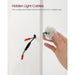 Image of a White Vasagle Dressing Table with LED Light Up Mirror and Drawers