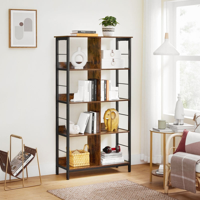 Vasagle Industrial Bookcase With 4 Shelves