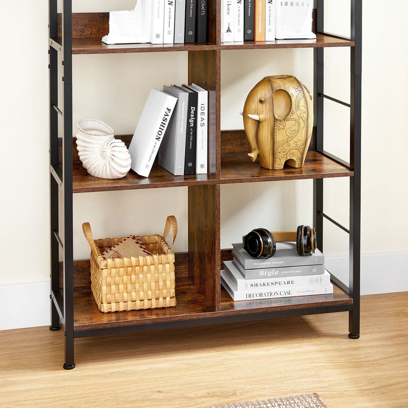 Vasagle Industrial Bookcase With 4 Shelves