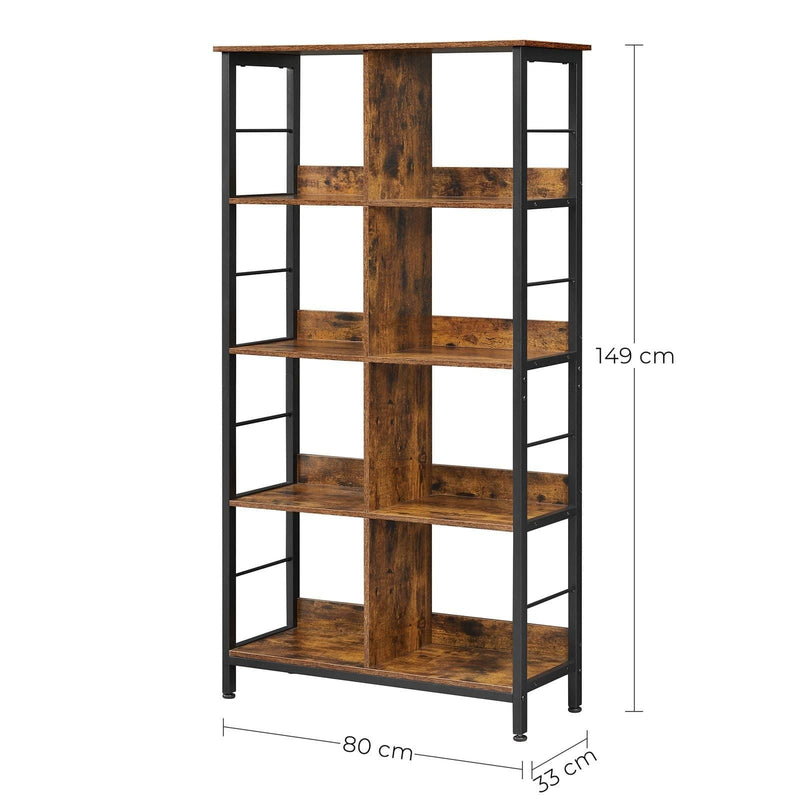 Vasagle Industrial Bookcase With 4 Shelves