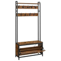 Vasagle Industrial Hall Tree With Hidden Shoe Storage
