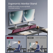 Vasagle L Shaped Home Office Desk with Drawers, 135cm Wide