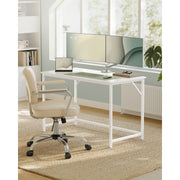 Vasagle Small White Desk For Home Office Study or Bedroom