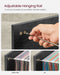 Image of a Black Vasagle Storage Cabinet With File Drawer