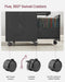 Image of a Black Vasagle Storage Cabinet With File Drawer