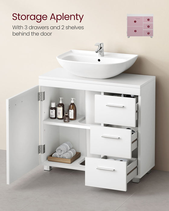 Vasagle White Below Sink Cabinet