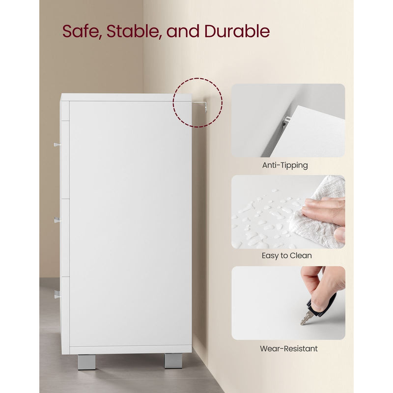 Vasagle White Under Sink Bathroom Cabinet