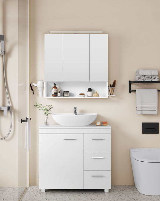 Vasagle White Below Sink Cabinet