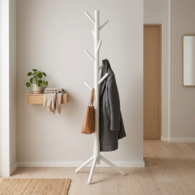 Vasagle coat rack in a hallway