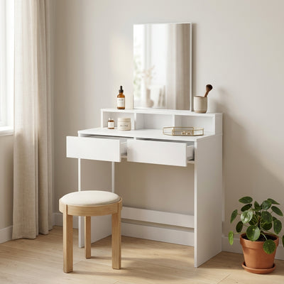 Vasagle dressing table in a bedroom
